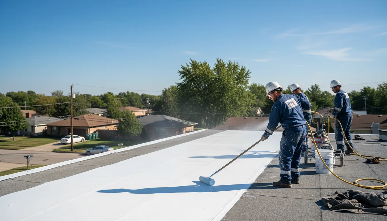 Commercial roof coating in Haledon, NJ near me